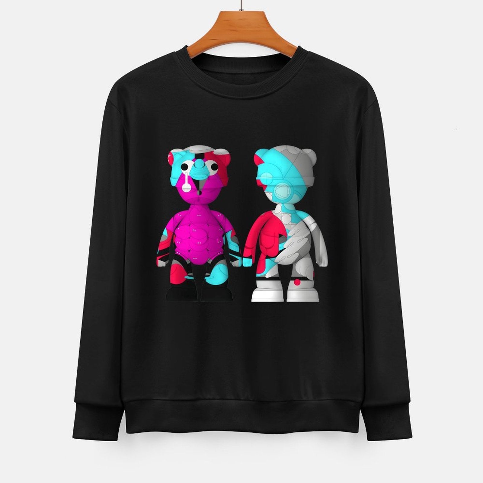 Long Sleeve With Front PatternBatch-Printed Heat-Transfer